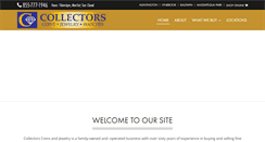 Desktop Screenshot of collectorscoinsjewelry.com